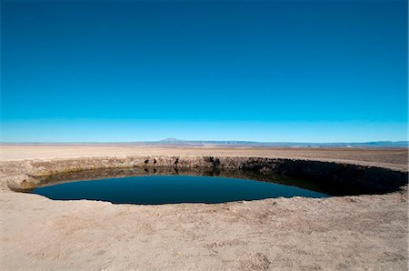 Ojos del Salar, Salar de Atacama, Atacama Desert, Chile, South America Foto de stock - Con derechos protegidos, Código: 841-05783019