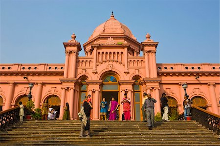 dhaka - The pink coloured Ahsan Manzil palace in Dhaka, Bangladesh, Asia Stock Photo - Rights-Managed, Code: 841-05794833