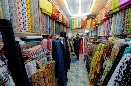 fabrics for man - Souq Waqif, Doha, Qatar, Middle East Stock Photo - Rights-Managed, Code: 841-05795691