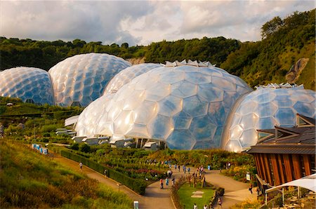 Eden Project near St. Austell, Cornwall, England, United Kingdom, Europe Stock Photo - Rights-Managed, Code: 841-05795732
