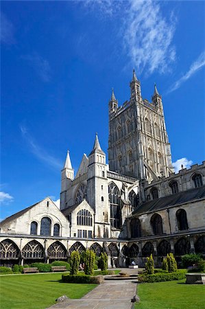simsearch:841-03868215,k - The 15th century Tower and cloisters, Gloucester Cathedral, Gloucestershire, England, United Kingdom, Europe Stock Photo - Rights-Managed, Code: 841-05796015