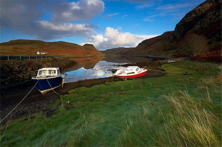 skye scotland - A sunny November afternoon at Loch Beag, near Struan, Isle of Skye, Scotland, United Kingdom, Europe Stock Photo - Rights-Managed, Code: 841-05796979