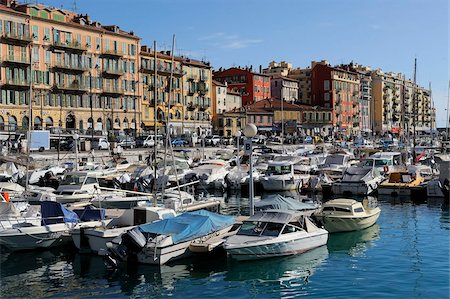simsearch:841-06445552,k - Port Lympia in the Quartier du Port, Nice, Alpes Maritimes, Provence, Cote d'Azur, French Riviera, France, Mediterranean, Europe Stock Photo - Rights-Managed, Code: 841-05846373
