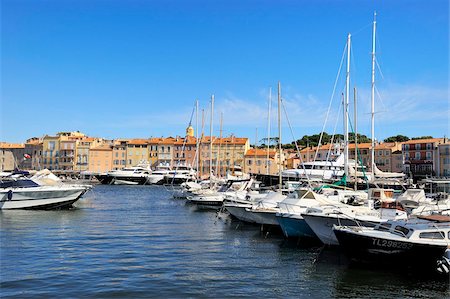 simsearch:841-06445552,k - Boats in Vieux Port harbour, St. Tropez, Var, Provence, Cote d'Azur, France, Mediterranean, Europe Stock Photo - Rights-Managed, Code: 841-05846394