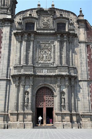 Church of Santo Domingo, Plaza de Santo Domingo, Historic Center, Mexico City, Mexico, North America Foto de stock - Con derechos protegidos, Código: 841-05846714
