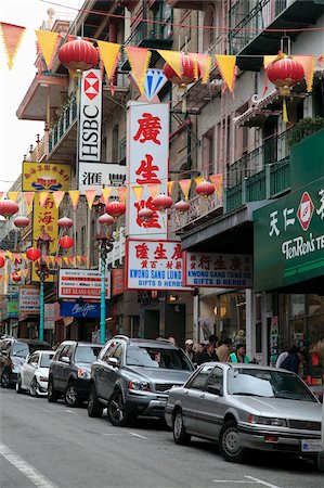 Chinatown, San Francisco, California, United States of America, North America Stock Photo - Rights-Managed, Code: 841-05846721