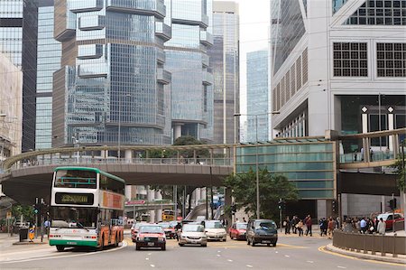 Street scene in Central, Hong Kong Island, Hong Kong, China, Asia Stock Photo - Rights-Managed, Code: 841-05846849