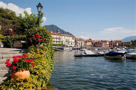 Town and lakeside, Menaggio, Lake Como, Lombardy, Italian Lakes, Italy, Europe Stock Photo - Rights-Managed, Code: 841-05847952