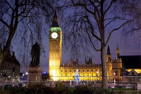 Big Ben at dusk, Westminster, London, England, United Kingdom, Europe Stock Photo - Rights-Managed, Code: 841-05848341