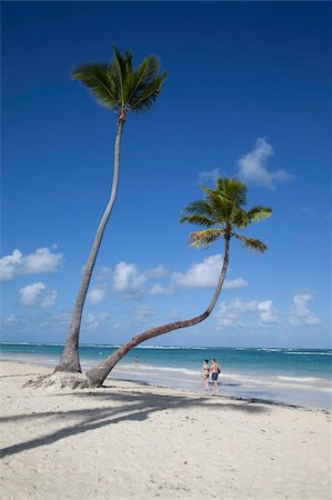 scenic and tropical - Bavaro Beach, Punta Cana, Dominican Republic, West Indies, Caribbean, Central America Stock Photo - Rights-Managed, Code: 841-05848366