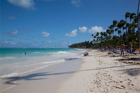 Plage de Bávaro, Punta Cana, République dominicaine, Antilles, Caraïbes, Amérique centrale Photographie de stock - Rights-Managed, Code: 841-05848381