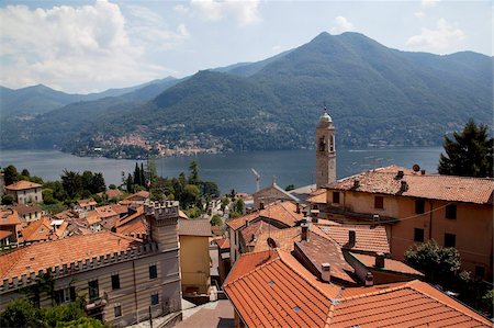 Lakeside village, Lake Como, Lombardy, Italian Lakes, Italy, Europe Stock Photo - Rights-Managed, Code: 841-05848405