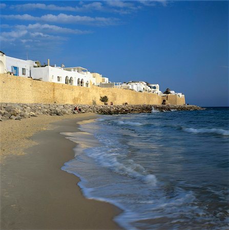 The Medina walls, Hammamet, Cap Bon, Tunisia, North Africa, Africa Stock Photo - Rights-Managed, Code: 841-05848520