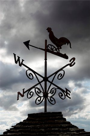 rooster - Weather vane, United Kingdom, Europe Stock Photo - Rights-Managed, Code: 841-05848735