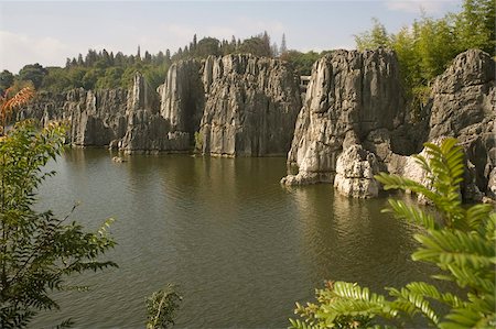 forest building pictures - Stone Forest, Lunan Yi, Kunming, Yunnan, China Stock Photo - Rights-Managed, Code: 841-05959708