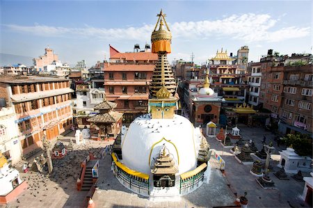 stupa - Buddhist Stupa in the old part of Kathmandu near Durbar Square, Kathmandu, Nepal, Asia Stock Photo - Rights-Managed, Code: 841-05959840