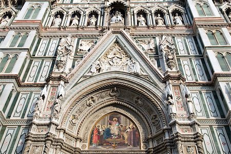 simsearch:841-07540569,k - Facade of cathedral Santa Maria del Fiore (Duomo), UNESCO World Heritage Site, Florence, Tuscany, Italy, Europe Stock Photo - Rights-Managed, Code: 841-05961428