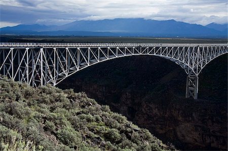 Bridge over the Rio Grande Gorge, Taos, New Mexico, United States of America, North America Stock Photo - Rights-Managed, Code: 841-05961683