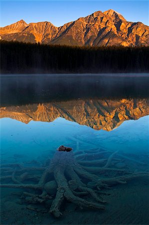 simsearch:841-07590044,k - First light at Patricia Lake, Jasper National Park, UNESCO World Heritage Site, Alberta, Rocky Mountains, Canada, North America Stock Photo - Rights-Managed, Code: 841-05962059