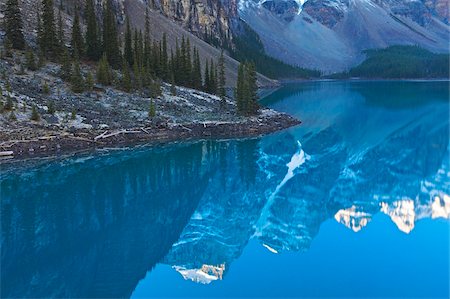 simsearch:841-07590044,k - Reflections in Moraine Lake, Banff National Park, UNESCO World Heritage Site, Alberta, Rocky Mountains, Canada, North America Stock Photo - Rights-Managed, Code: 841-05962115