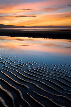 simsearch:841-06034119,k - Sunset and sand ripples on Pohara Beach in Golden Bay, South Island, New Zealand, Pacific Stock Photo - Rights-Managed, Code: 841-05962209