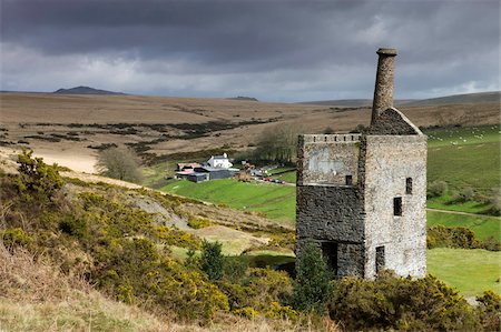 simsearch:841-06031530,k - The ruins of Wheal Betsy tin mine on the western edge of Dartmoor National Park, Devon, England, United Kingdom, Europe Stock Photo - Rights-Managed, Code: 841-05962476