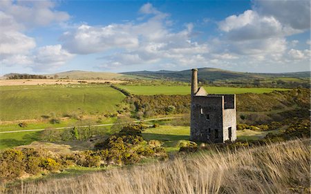 simsearch:841-05962529,k - The remains of Wheal Betsy, the engine house of a lead and silver mine on the western fringes of Dartmoor National Park, Devon, England, United Kingdom, Europe Foto de stock - Con derechos protegidos, Código: 841-05962478