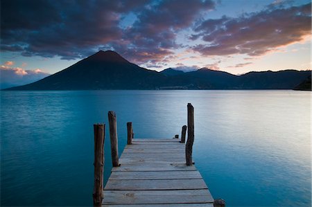 Lac Atitlan, Western Highlands, le Guatemala, l'Amérique centrale Photographie de stock - Rights-Managed, Code: 841-06034213