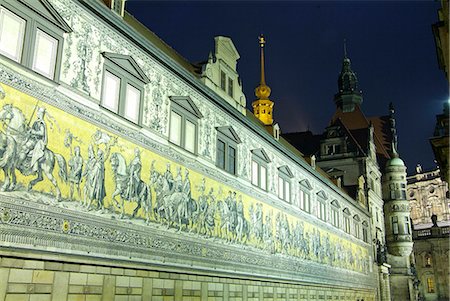 simsearch:841-06342927,k - Furstenzug on the walls of Dresden Castle, Dresden, Saxony, Germany, Europe Stock Photo - Rights-Managed, Code: 841-06030406