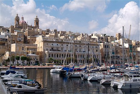 simsearch:841-06445552,k - Senglea harbour, Malta, Mediterranean, Europe Stock Photo - Rights-Managed, Code: 841-06030458