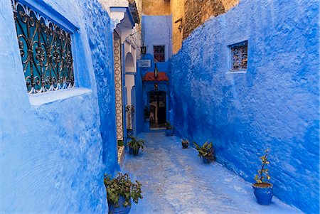 Chefchaouen (Chaouen), Tangeri-Tetouan Region, Rif Mountains, Morocco, North Africa, Africa Stock Photo - Rights-Managed, Code: 841-06030947