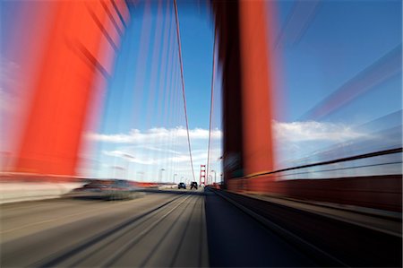 POV driving across the Golden Gate Bridge, California, United States of America, North America Stock Photo - Rights-Managed, Code: 841-06031323