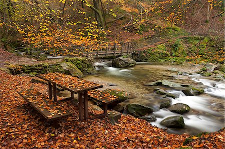 simsearch:841-06031530,k - Picnic bench beside Stockghyll Force river, Ambleside, Lake District, Cumbria, England, United Kingdom, Europe Stock Photo - Rights-Managed, Code: 841-06031550