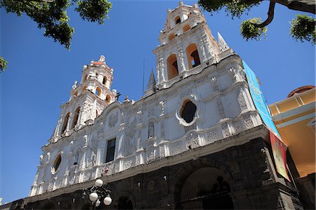 Iglesia La Compania de Jesus church (Templo del Espiritu Santo), Puebla, Historic Center, UNESCO World Heritage Site, Puebla State, Mexico, North America Stock Photo - Rights-Managed, Code: 841-06031806