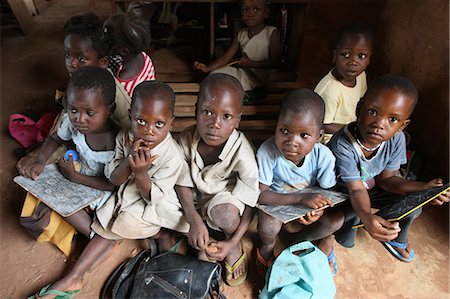 Primary school in Africa, Hevie, Benin, West Africa, Africa Foto de stock - Con derechos protegidos, Código: 841-06032083