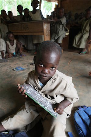 sad african children - Primary school in Africa, Hevie, Benin, West Africa, Africa Stock Photo - Rights-Managed, Code: 841-06032092