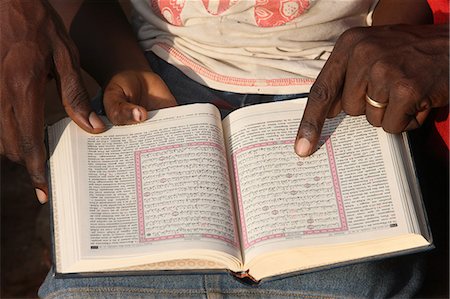 Koran reading, Lome, Togo, West Africa, Africa Stock Photo - Rights-Managed, Code: 841-06032376