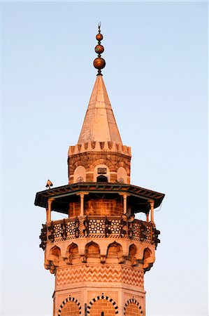 Minaret, Tunis, Tunisia, North Africa, Africa Foto de stock - Con derechos protegidos, Código: 841-06032464