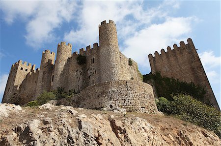 simsearch:841-06342927,k - Obidos castle, a medieval forstress, today used as a luxury Pousada hotel, in Obidos, Estremadura, Portugal, Europe Stock Photo - Rights-Managed, Code: 841-06032584