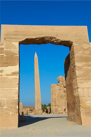 simsearch:841-06033889,k - Obelisk of Hatshepsut, Temple of Amun, Karnak, Thebes, UNESCO World Heritage Site, Egypt, North Africa, Africa Stock Photo - Rights-Managed, Code: 841-06032871
