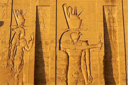 egypt - Bas relief on the walls, Temple of Horus, Edfu, Egypt, North Africa, Africa Stock Photo - Rights-Managed, Code: 841-06032883