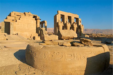 simsearch:841-06033889,k - Ramesseum Temple, West Bank of the River Nile, Thebes, UNESCO World Heritage Site, Egypt, North Africa, Africa Stock Photo - Rights-Managed, Code: 841-06032909