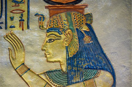 Amun her Khepeshef tomb, West Bank of the River Nile, Thebes, UNESCO World Heritage Site, Egypt, North Africa, Africa Stock Photo - Rights-Managed, Code: 841-06032917