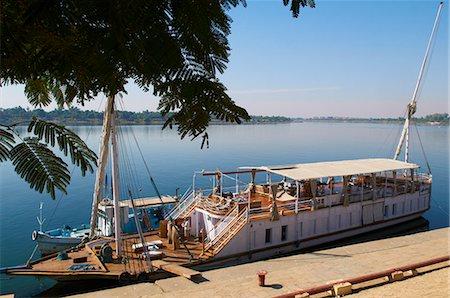 Cruise on the River Nile between Luxor and Aswan with Dahabieh type of boat, the Lazuli, Egypt, North Africa, Africa Stock Photo - Rights-Managed, Code: 841-06032946