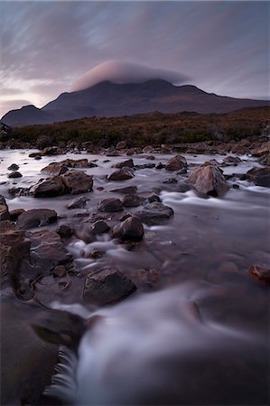 A beautiful early winter morning at Glen Sligachan, Isle of Skye, Inner Hebrides, Scotland, United Kingdom, Europe Stock Photo - Rights-Managed, Code: 841-06033041