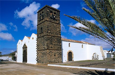 Church of Nuestra Senora de la Candelaria, La Oliva, Fuerteventura, Canary Islands, Spain, Europe Stock Photo - Rights-Managed, Code: 841-06033342