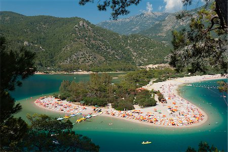 fethiye - Lagoon Beach, Olu Deniz, near Fethiye, Aegean, Anatolia, Turkey, Asia Minor, Eurasia Stock Photo - Rights-Managed, Code: 841-06033359