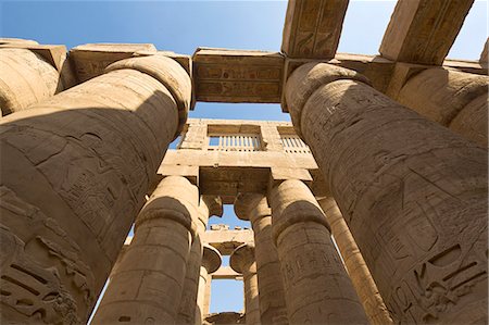 simsearch:841-06033889,k - The Great Hypostyle Hall of the Karnak Temple of Amun, Karnak, Thebes, UNESCO World Heritage Site, Egypt, North Africa, Africa Stock Photo - Rights-Managed, Code: 841-06033894