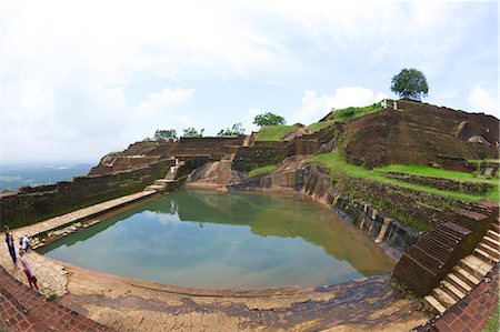 Royal Bathing Pool, Sigiriya Lion Rock Fortress,  5th century AD, UNESCO World Heritage Site,  Sigiriya, Sri Lanka, Asia Stock Photo - Rights-Managed, Code: 841-06344412