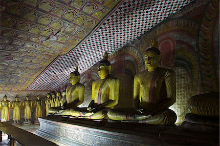 Dambulla Cave Temple, UNESCO, World Heritage Site,  Sri Lanka, Asia Stock Photo - Rights-Managed, Code: 841-06344421